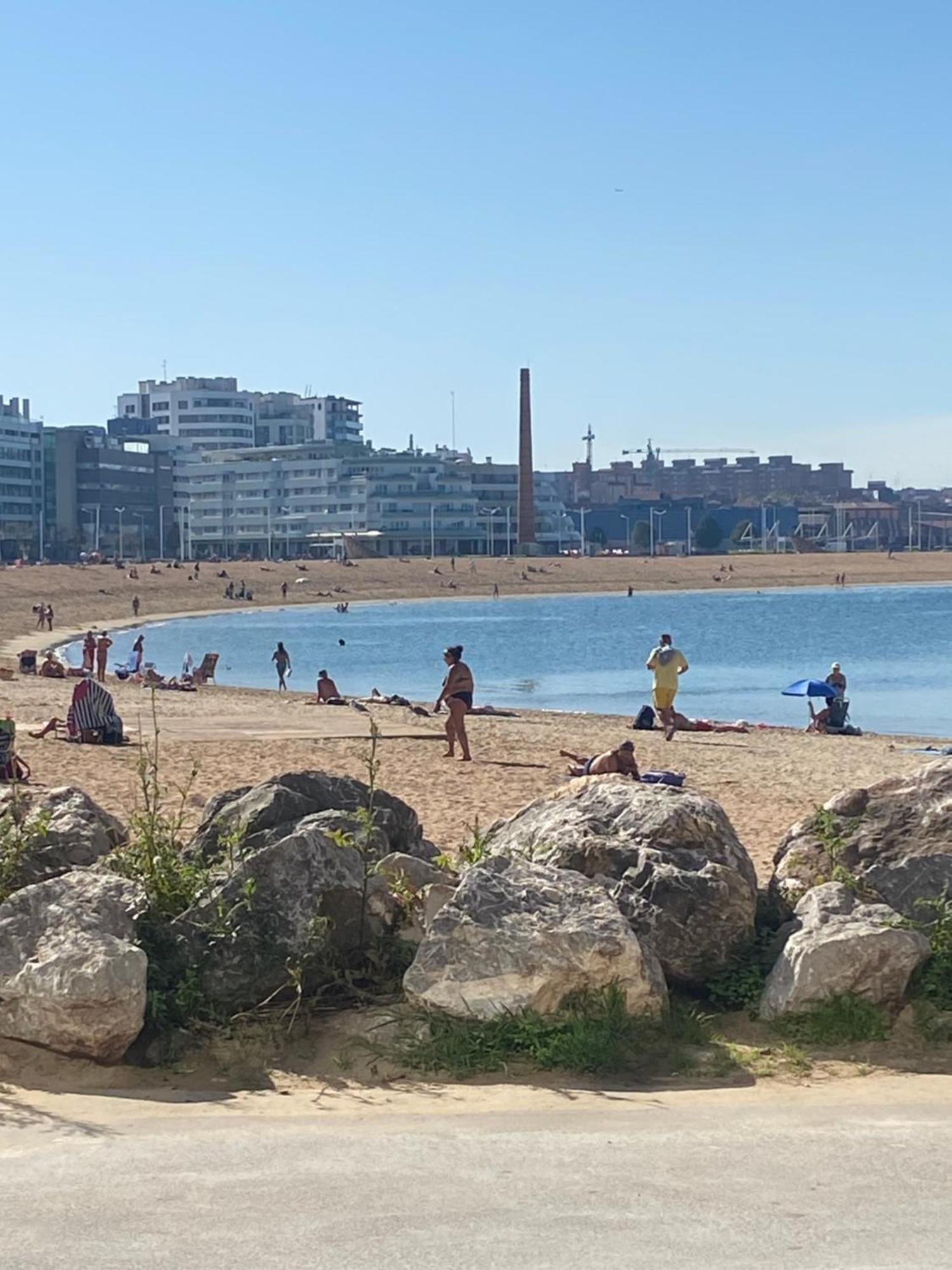 Poniente Beach Gijón Extérieur photo