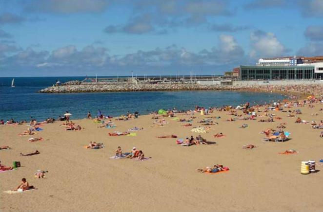 Poniente Beach Gijón Extérieur photo